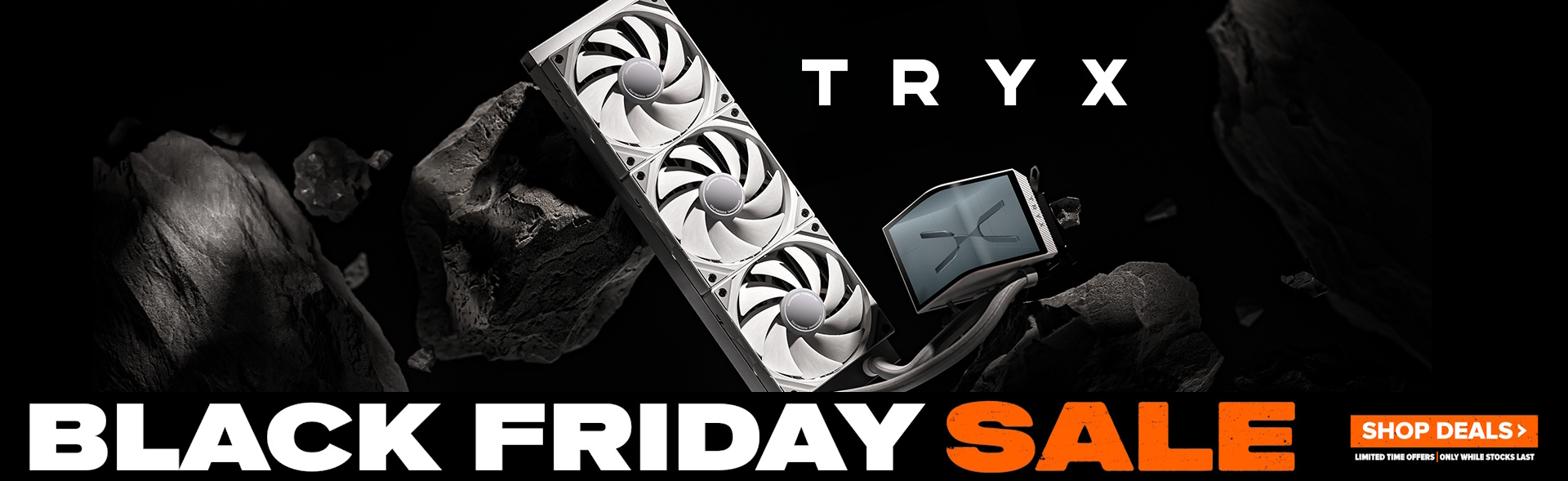 Picture of the Black Friday 2025 TRYX Store at PB Tech